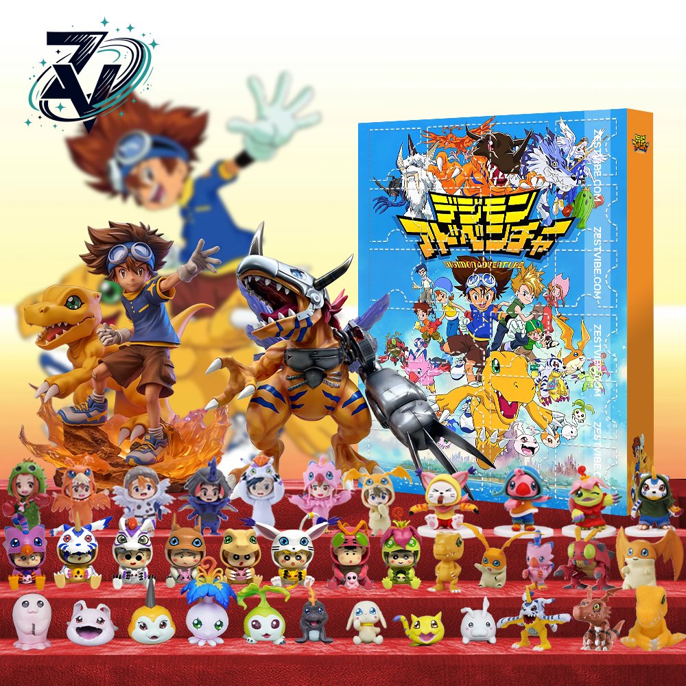 The 2025 new - style Digimon Advent Calendar Christmas blind box - Image 2