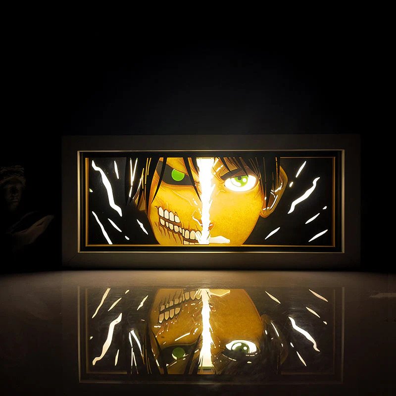 3D LED Box Light - Attack On Titan-Eren Yeager - Image 2