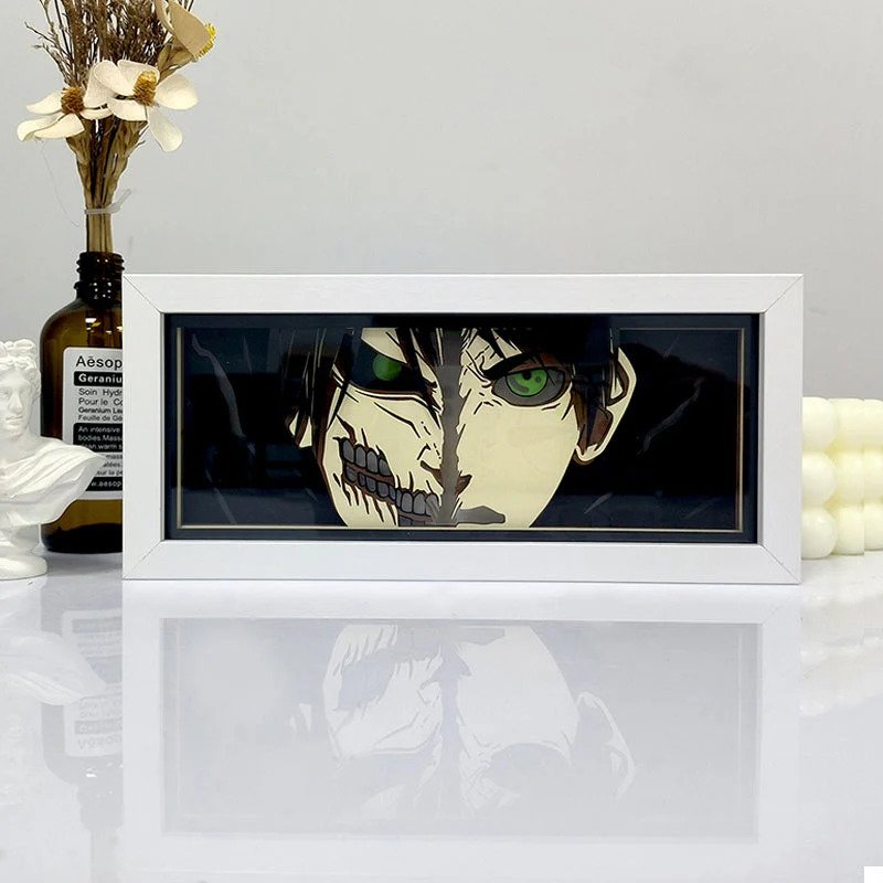 3D LED Box Light - Attack On Titan-Eren Yeager - Image 3