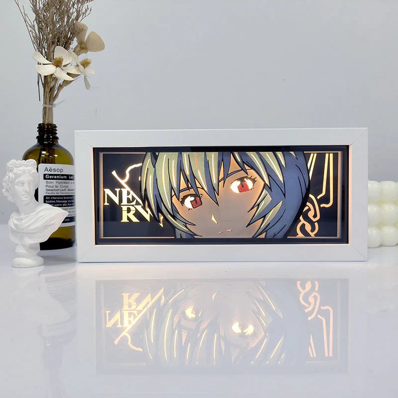 3D LED Box Light - Neon Genesis Evangelion-Ayanami