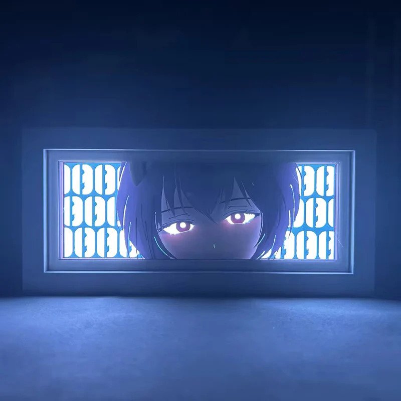 3D LED Box Light - Neon Genesis Evangelion-Ayanami - Image 4