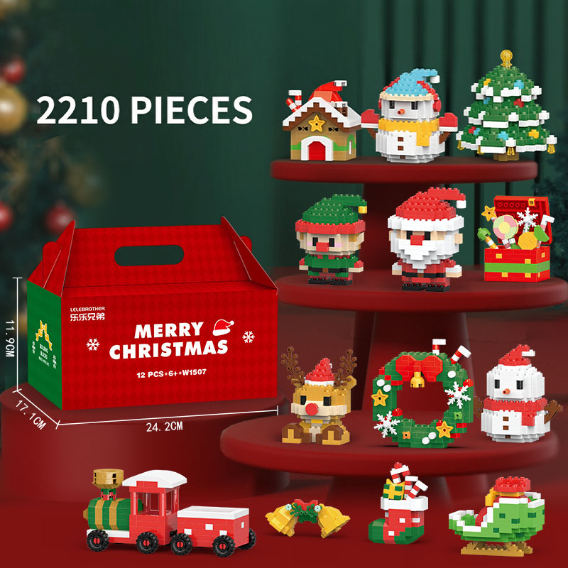 Christmas Limited-edition Building Blocks (12 boxes) - Image 4