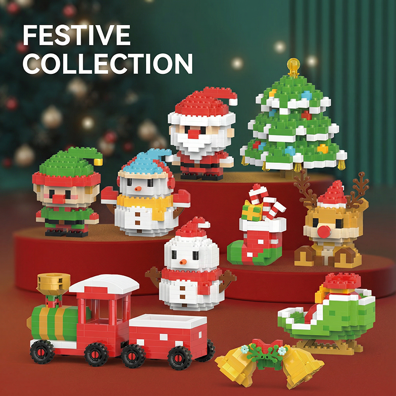 Christmas Limited-edition Building Blocks (12 boxes) - Image 3