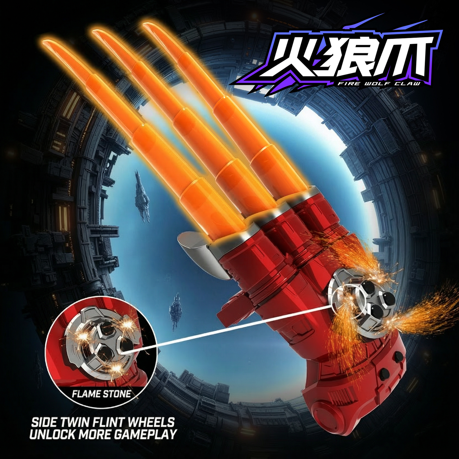 Scalable Glowing Sound - effect Wolf Claw - Image 2